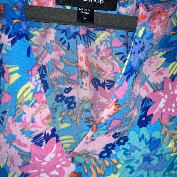 Floral V-Neck Dress - Picture 2 of 2